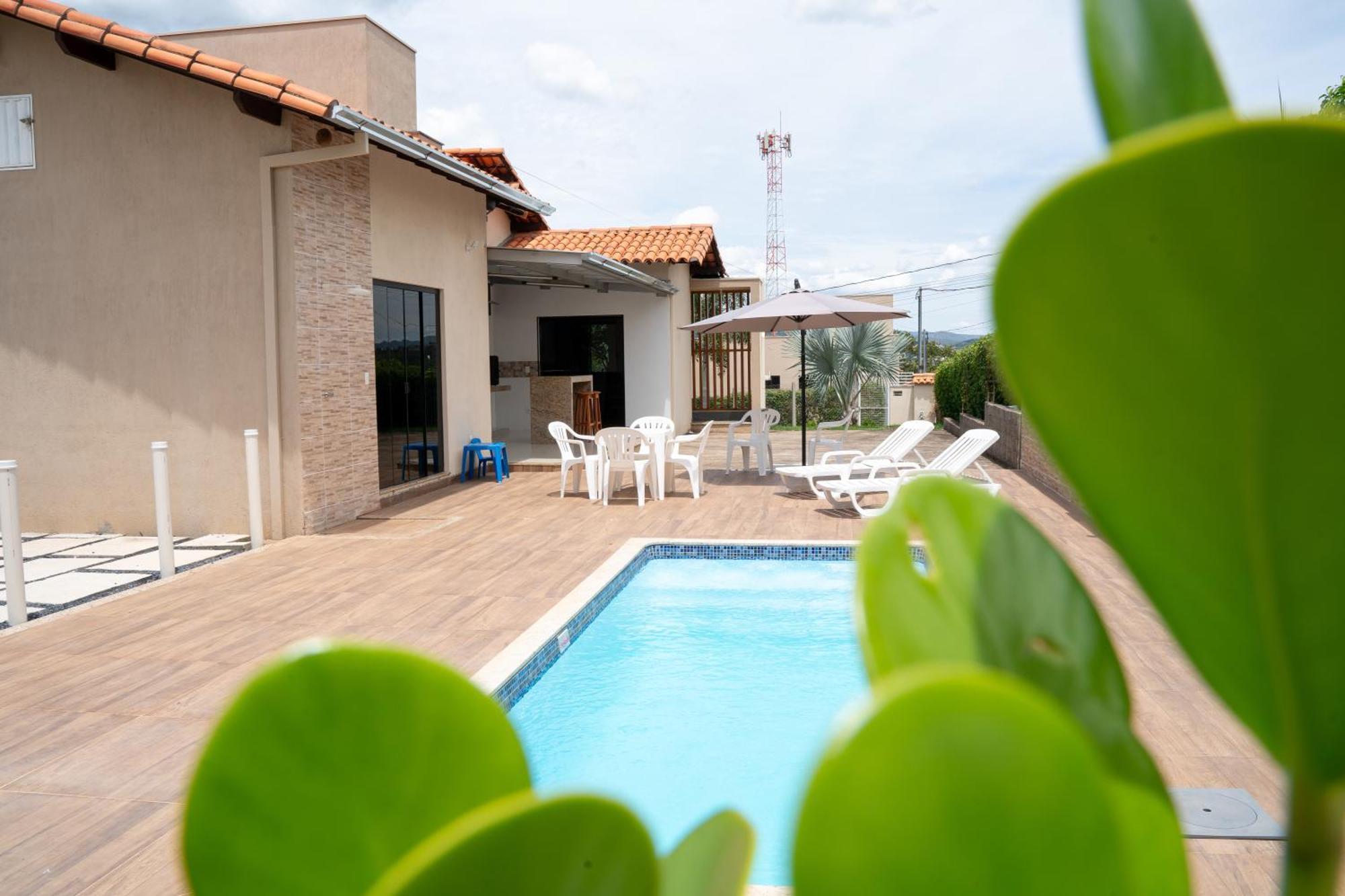 Casa Com Piscina Vista Para Lago, 03 Quartos Confortaveis Capitólio Extérieur photo